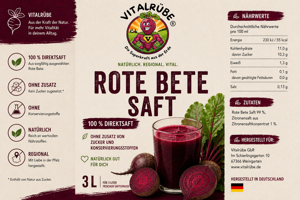 Vitalrübe 3L Bag in Box