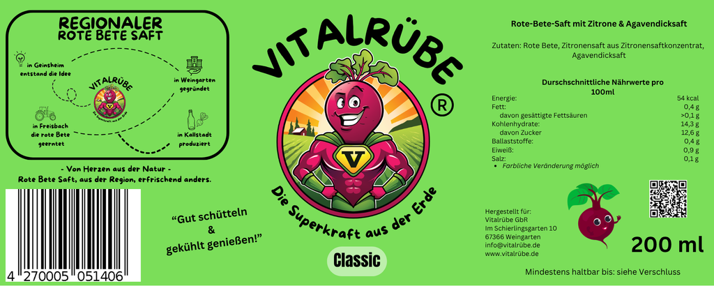 Vitalrübe Classic 12er Pack