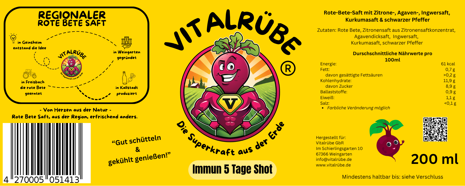 Vitalrübe MIX 12er Pack