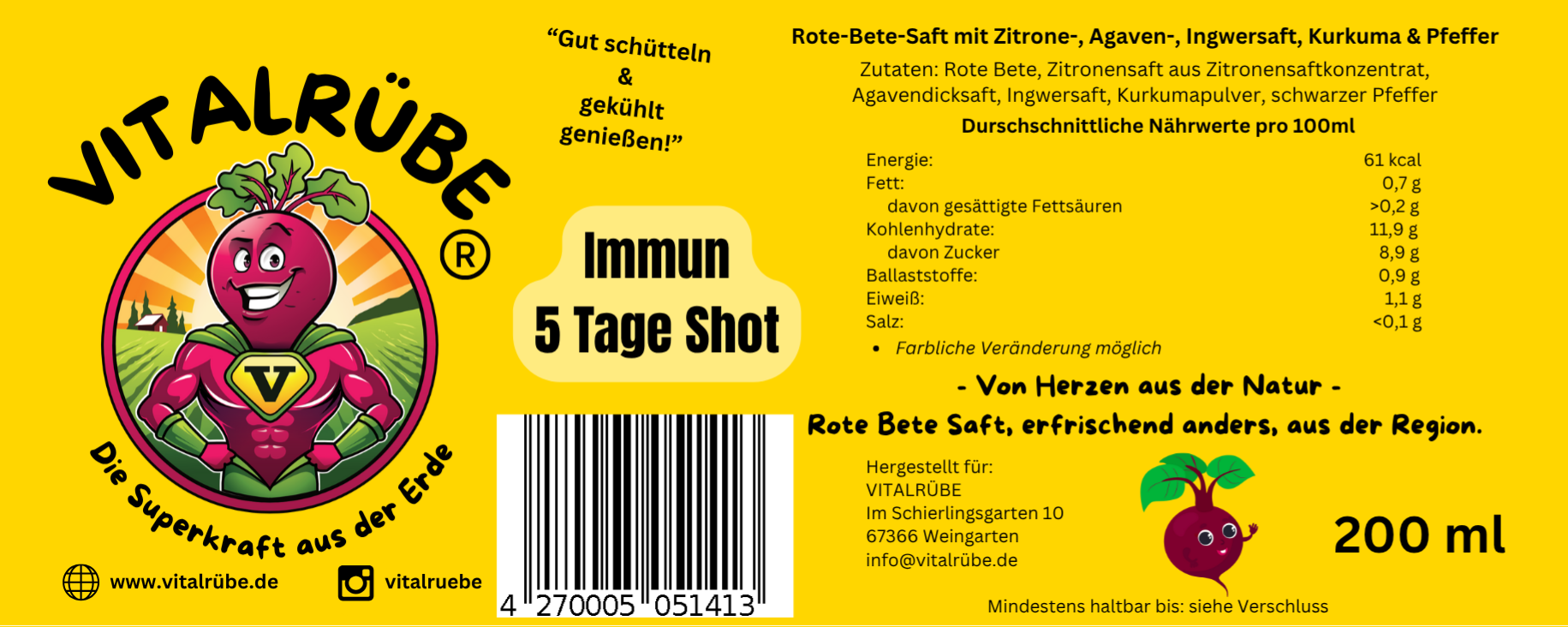 Vitalrübe Immun 6er Pack